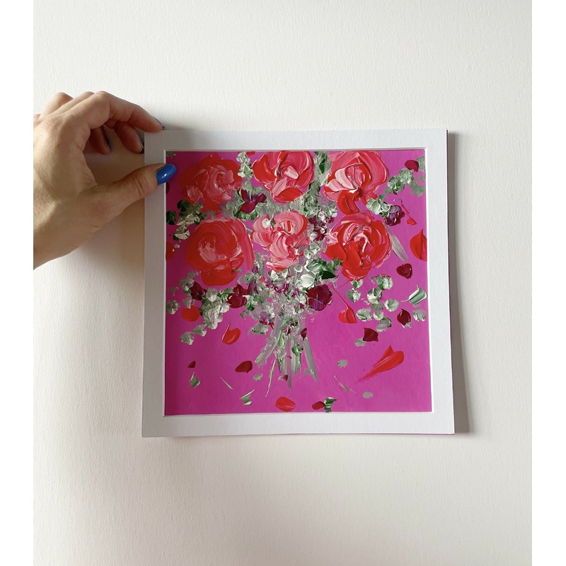 Passion Posies – Original Acrylic Painting
