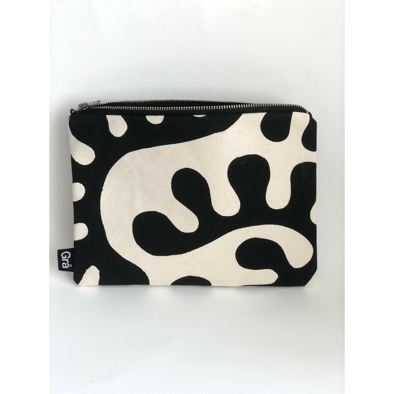 Seaweed Print Zip Pouch