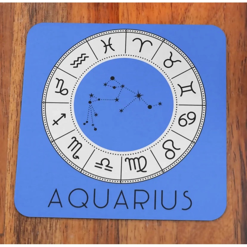 Zodiac Star Signs Coaster CONSTELLATION Design
