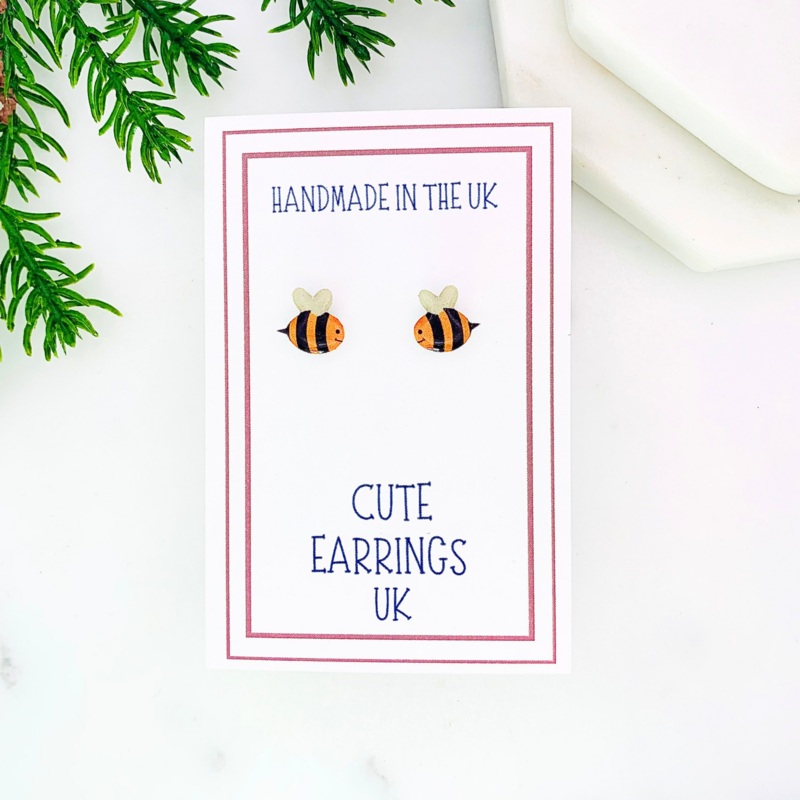 Bee Stud Earrings