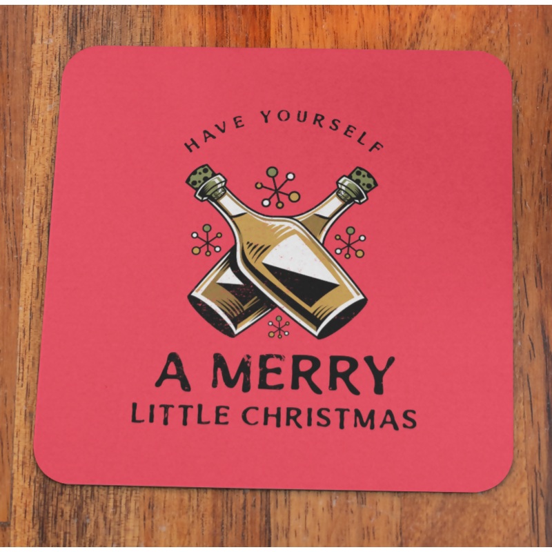 Christmas Themed Coaster|Christmas Wishes|A Merry Little Christmas RED|A Merry Little Christmas GREEN|Mulled Wine|Wish Upon a Star|Sherry Christmas