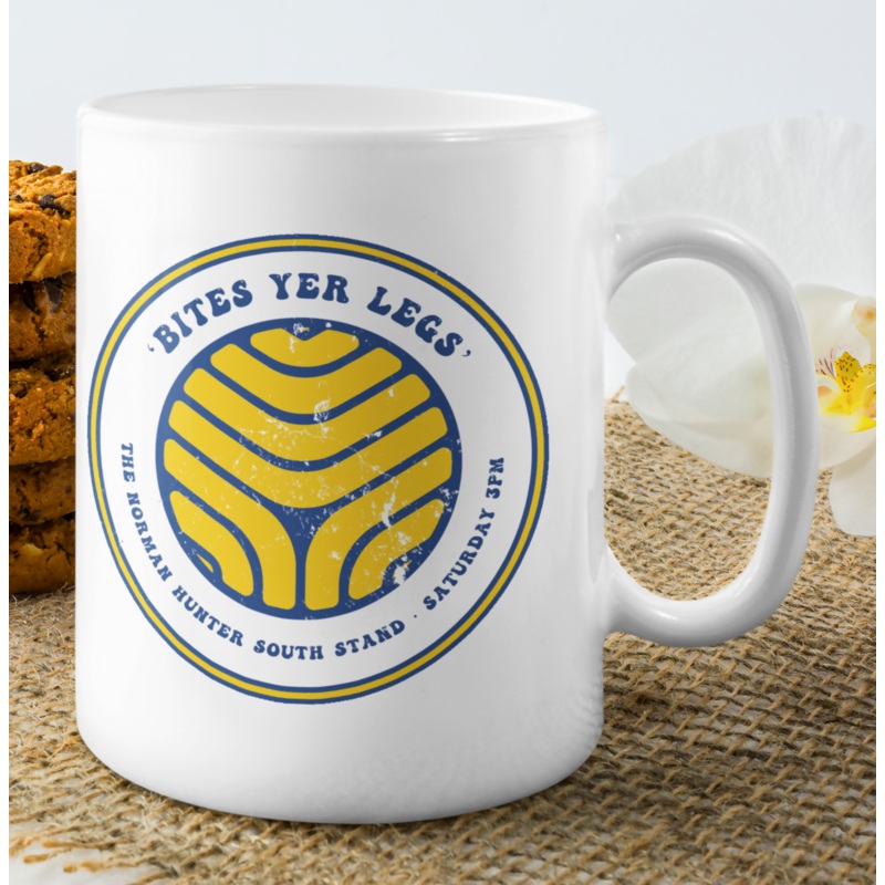 Leeds Utd Mug & Coaster Set BOOMERANG Design