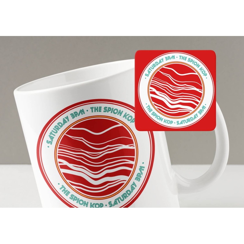 Liverpool Mug & Coaster Set BIRDS Design