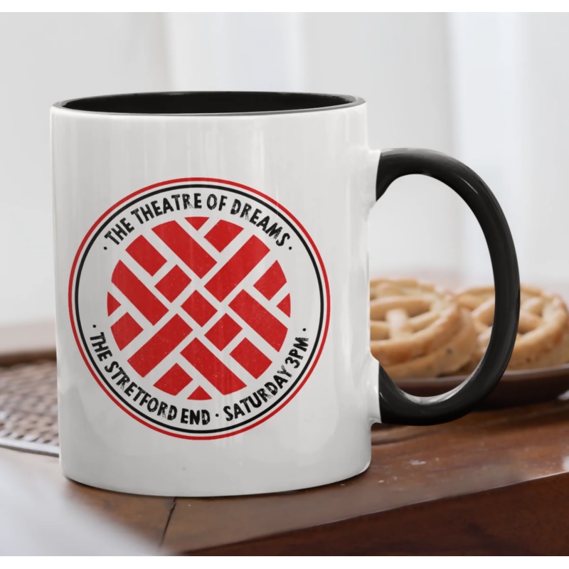 Manchester Utd Mug & Coaster Set KNOT Design