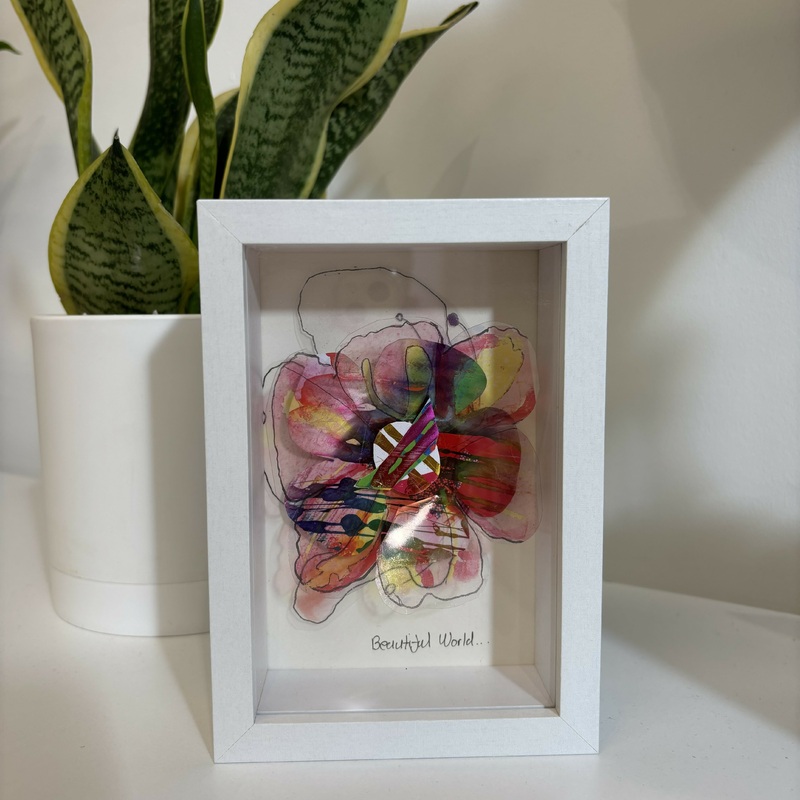Rainbow Flower Mini Frame