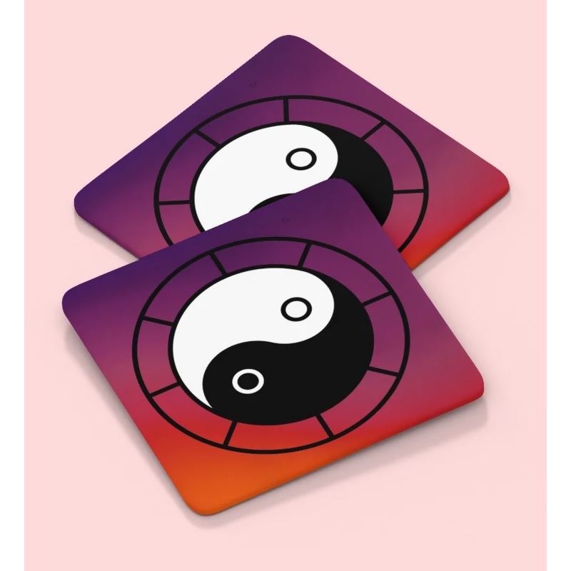 Yin & Yang Spiritual Coaster