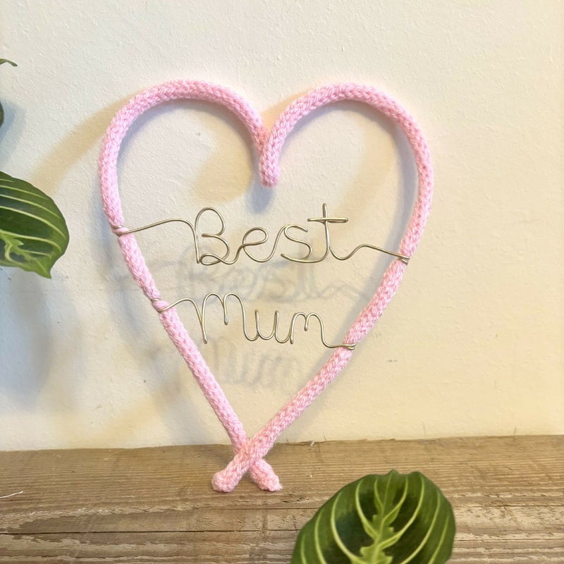 Best Mum Heart Shaped Decoration