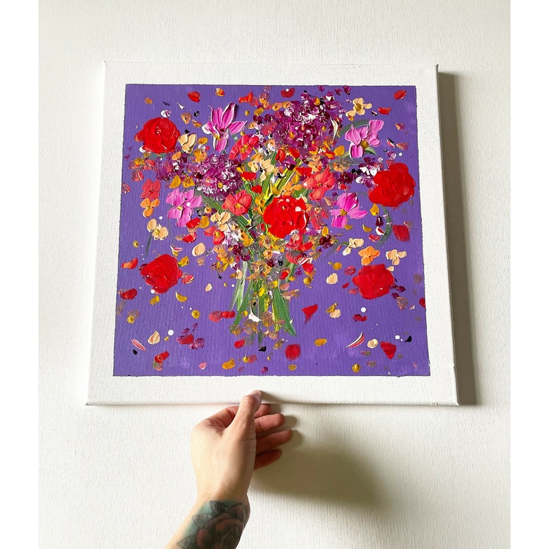 Blooms Passion – Original Acrylic Painting
