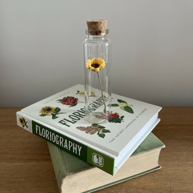 Crochet Sunflower In a Jar