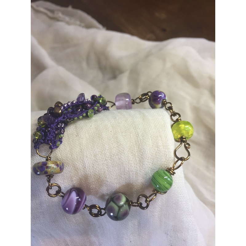 Glass Bead Bracelet Lkr145