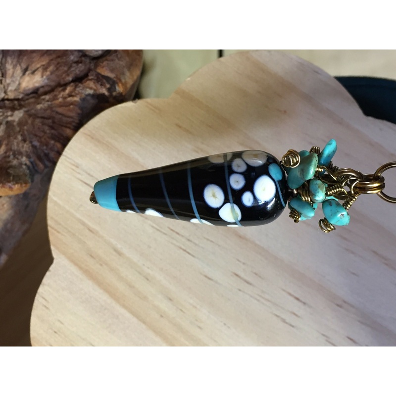 Glass Bead Necklace Lkr161