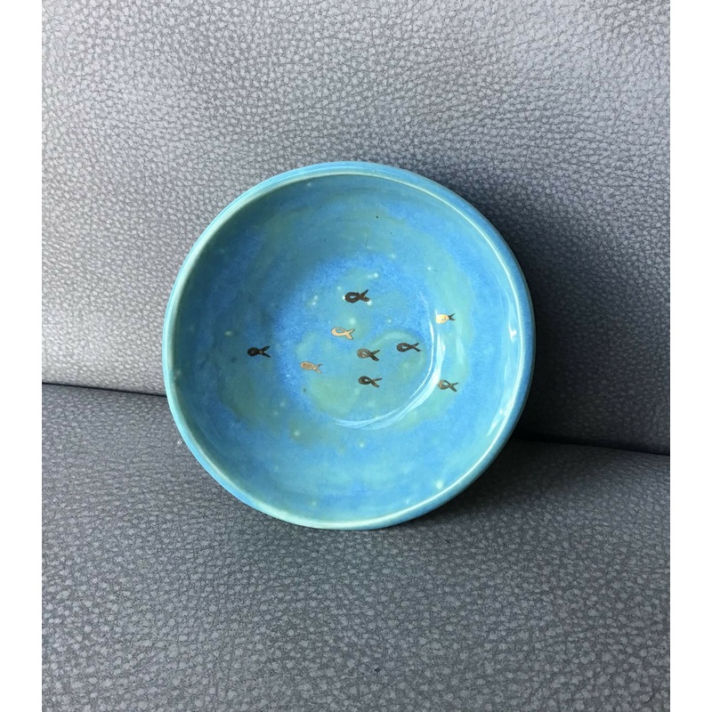 Gold Fish Trinket Dish|Small fish Trinket dish 7.5cm|Medium trinket dish 10cm