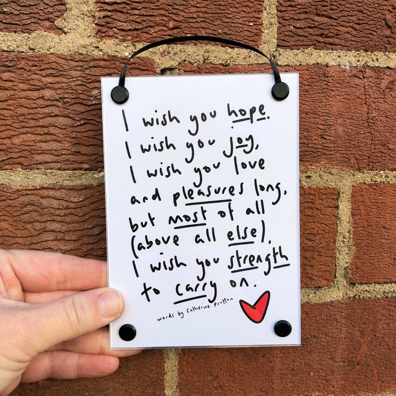 Original Poem – Multiple Options (A6 Hanging Frame)