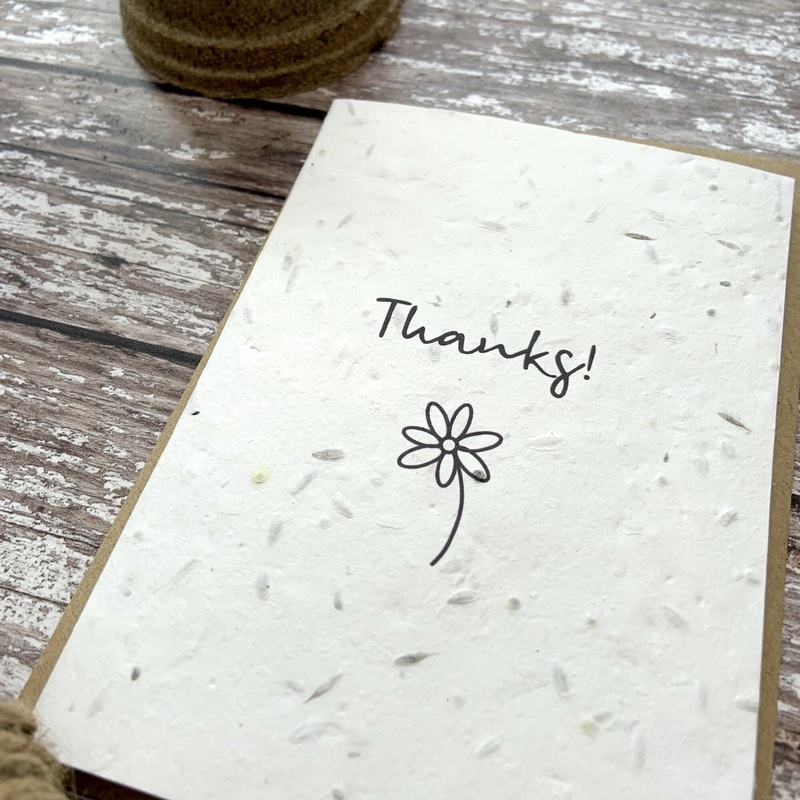 Wildflower Seed Thank You Card