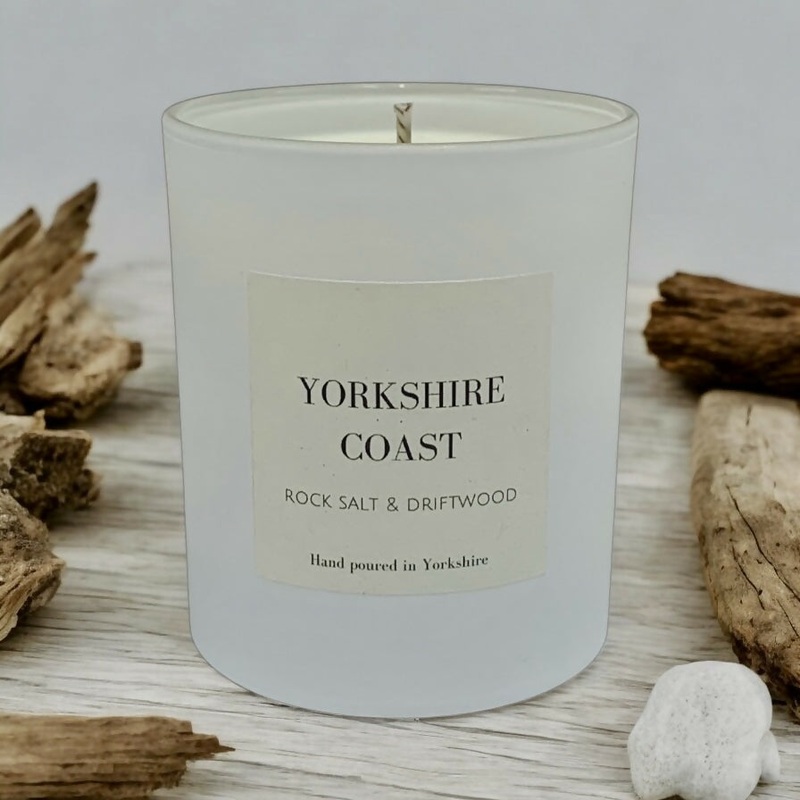 Yorkshire Coast – Rock Salt and Driftwood Candle – 160g