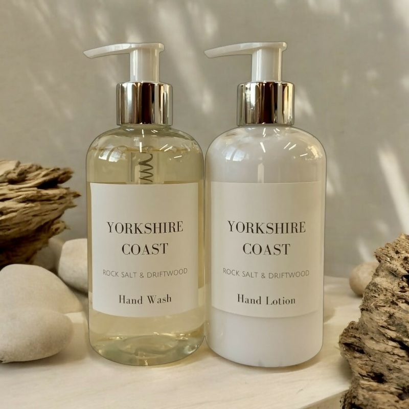 Yorkshire Coast – Rock Salt & Driftwood Hand Wash & Lotion Set