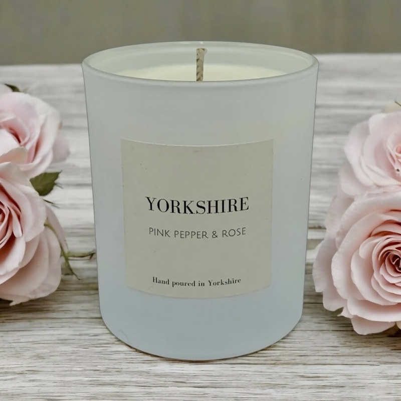 Yorkshire – Pink Pepper and Rose Candle – 160g