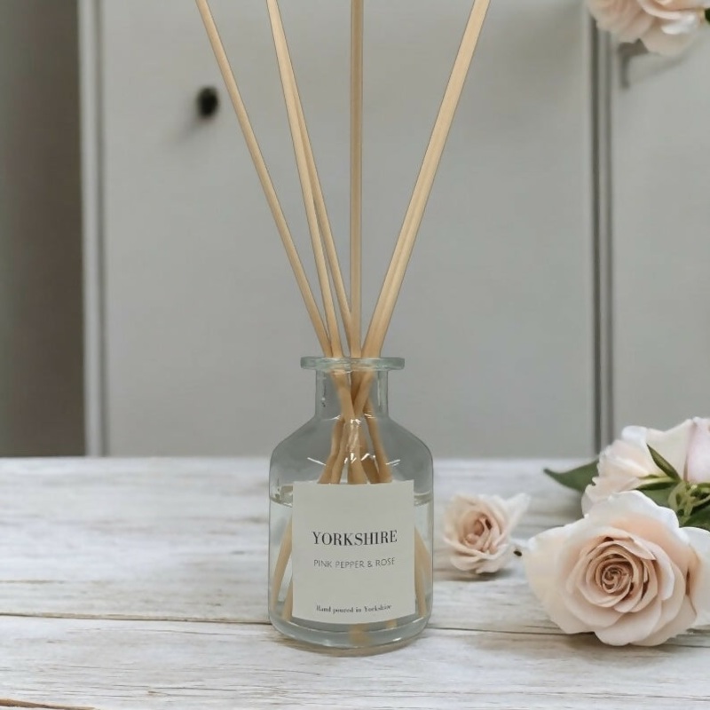Yorkshire – Pink Pepper and Rose Reed Diffuser – 100ml
