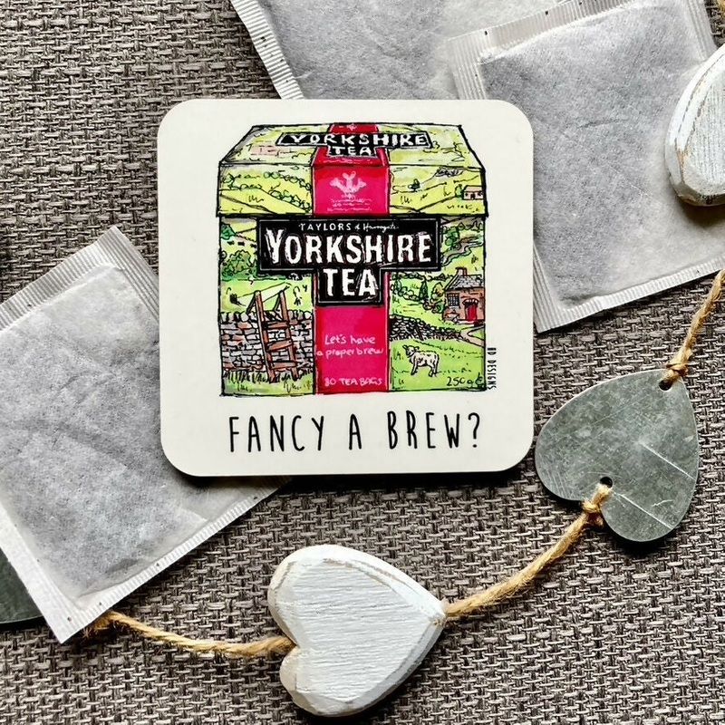 Yorkshire Tea Illustrated Coaster