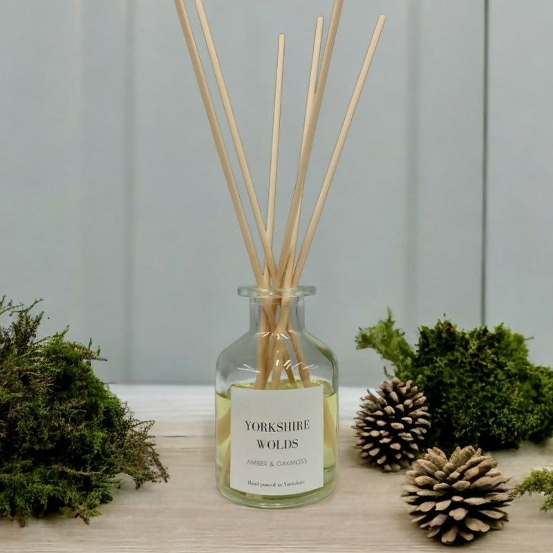 Yorkshire Wolds – Amber and Oakmoss Reed Diffuser – 100ml
