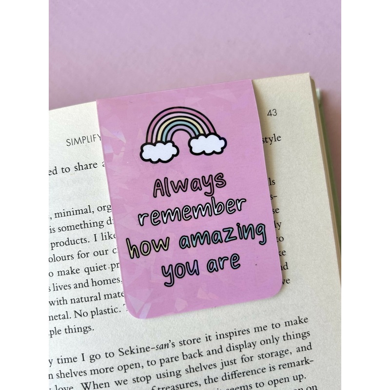 Always Remember How Amazing You Are Magnetic Bookmark