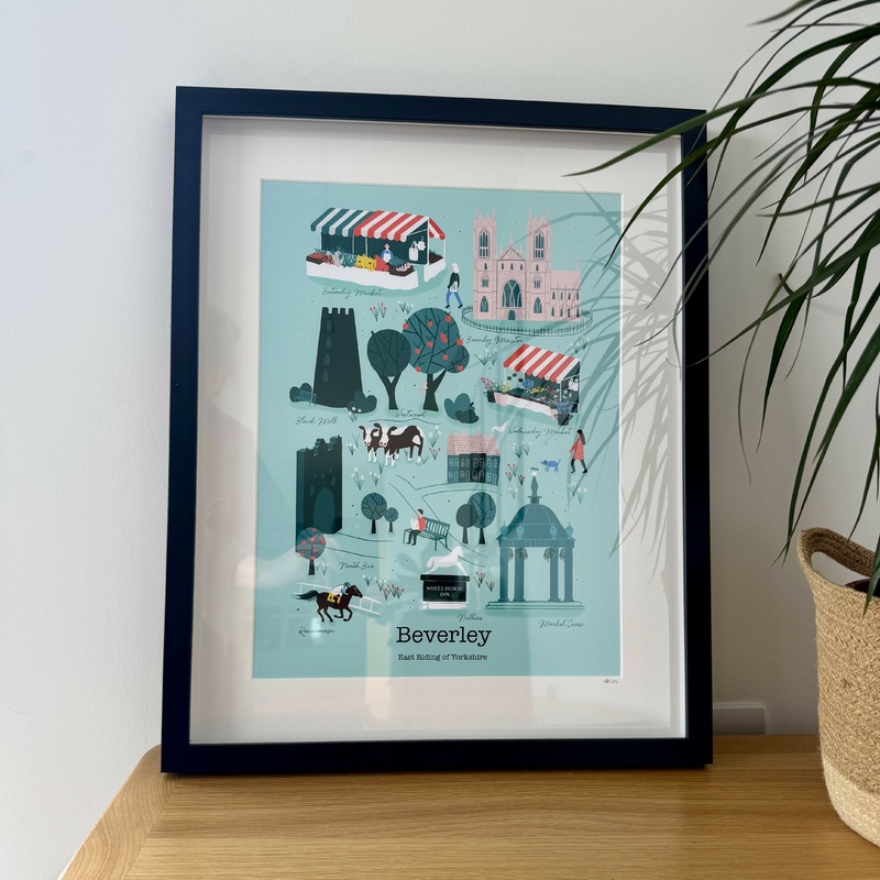 Black Framed A3 Beverley Light Art Print