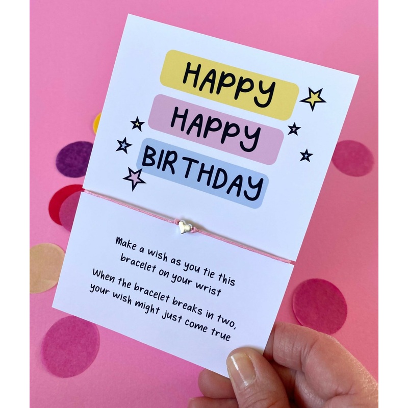 Happy Birthday Wish Bracelet