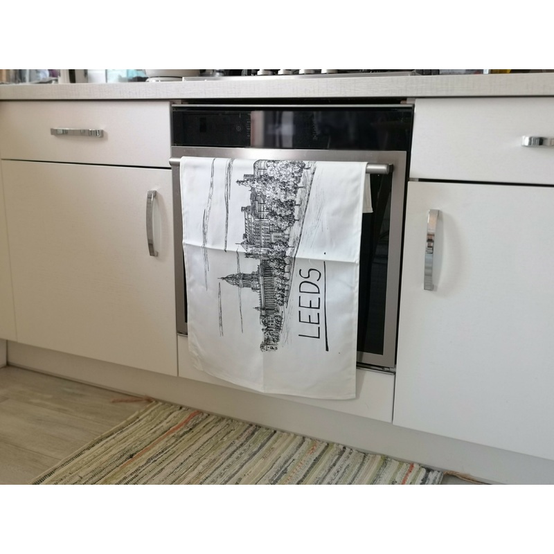 Leeds Skyline Tea Towel