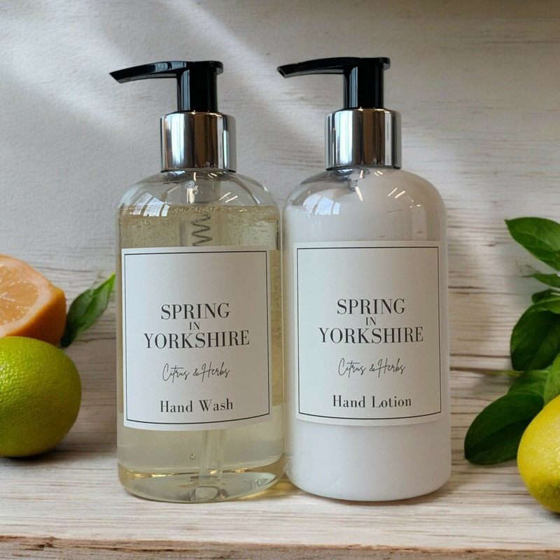 Spring in Yorkshire – Citrus and Herbs Hand Care Set 2 x 250ml