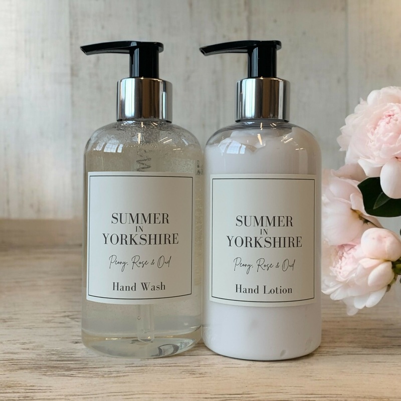 Summer in Yorkshire – Peony, Rose and Oud Hand Care Set 2 x 250ml
