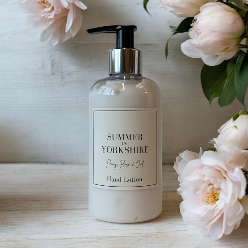 Summer in Yorkshire – Peony, Rose and Oud Hand Lotion 250ml