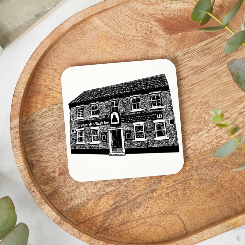 ‘The Monks Walk’ Pub Coaster