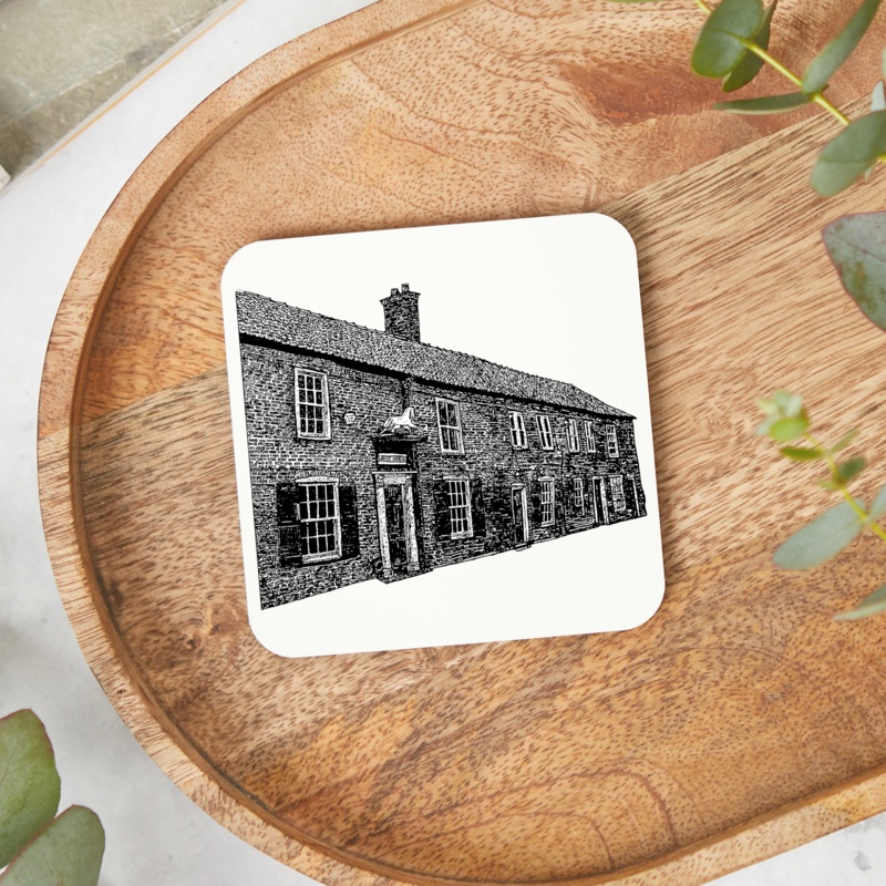 ‘The White Horse Inn’ (Nellies) Pub Coaster