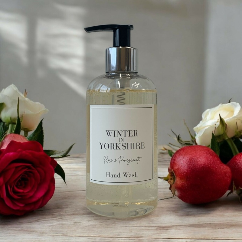 Winter in Yorkshire – Rose and Pomegranate Hand Wash 250ml