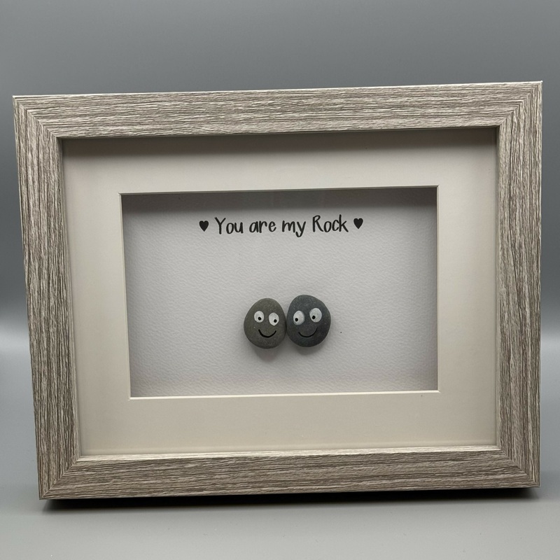 You Are My Rock – Small|You are my rock. Small. Dark frame|You are my rock. Small. Light frame 2|You are my rock. Small. Grey texture frame