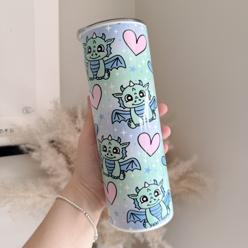 Cute Dragon 20oz Stainless Steel Tumbler