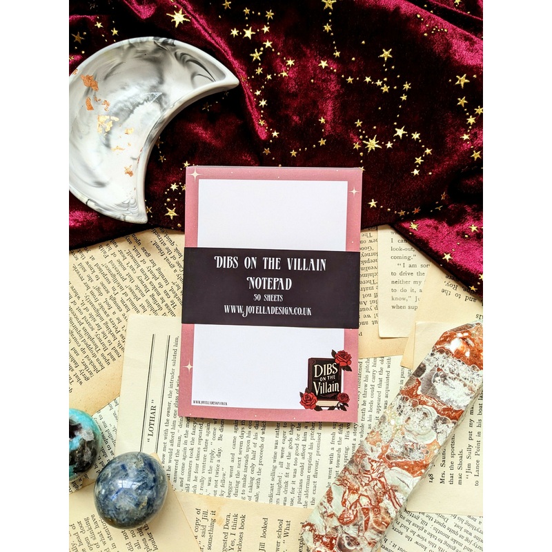 Dibs on the Villain A6 Notepad
