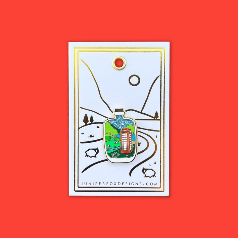 Enamel Pin – Phonebox