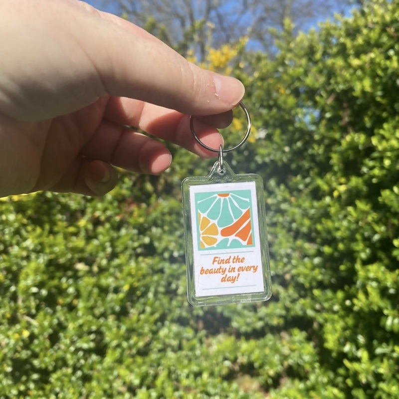 Find The Beauty In Everyday – Keyring