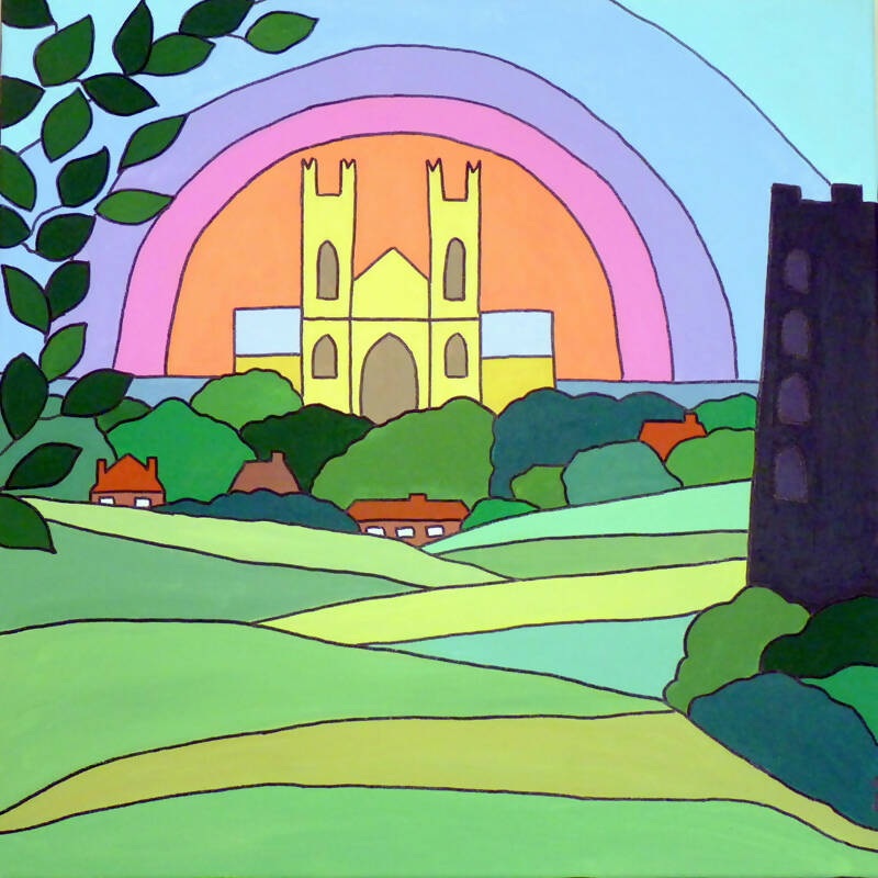 Framed, Mini – Westwood Sunrise, Beverley