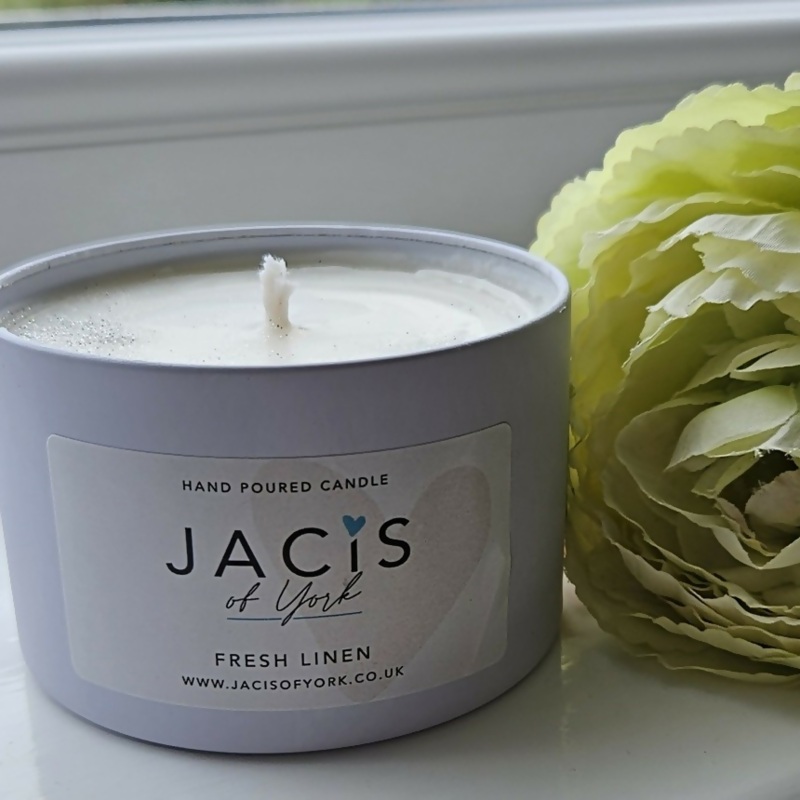 Jacis of York: Fresh Linen Scented Candle 230ml