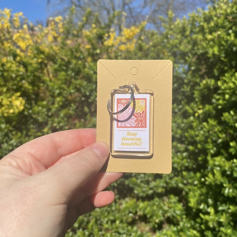 Keep Blooming, Beautiful – Keyring