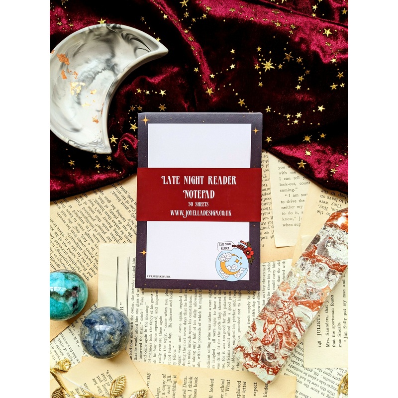 Late Night Reader A6 notepad