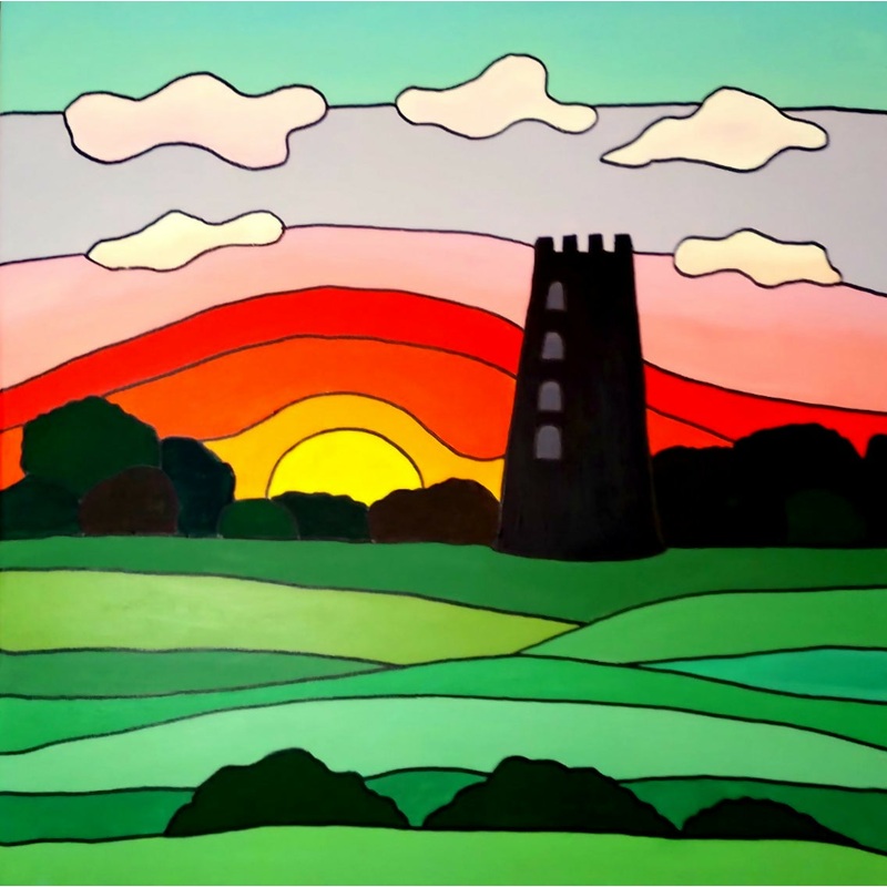 Mounted Print – Sunset at Black Mill, Beverley