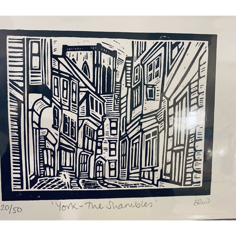 Unframed limited edition Lino Cut prints 4