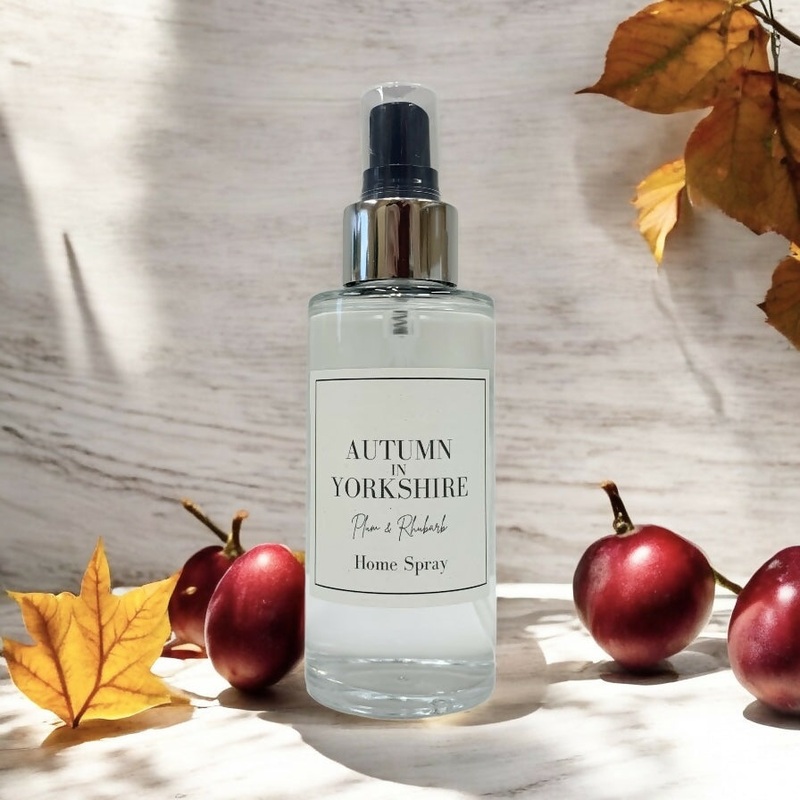 Autumn in Yorkshire – Plum and Rhubarb Home Spray – 100ml