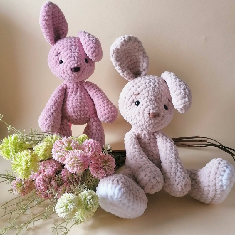 Big Bunny|Beige|Pink