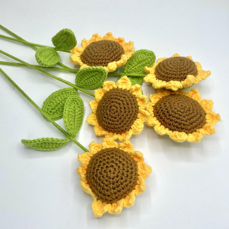 Crochet Sunflower Stem|Mini Sunflower Stem