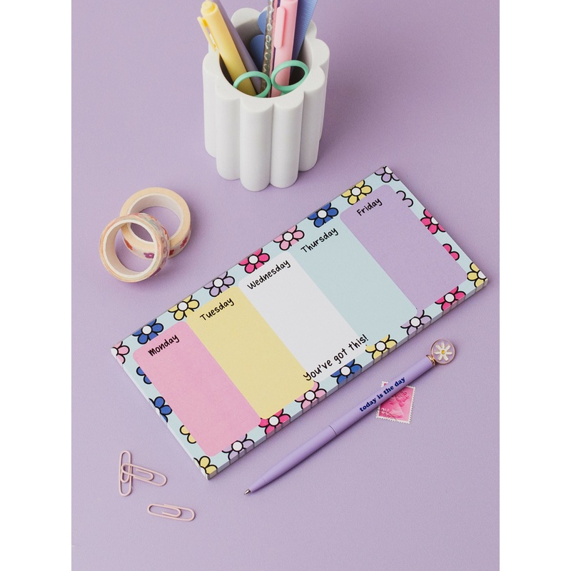 Week Planner Desk Notepad