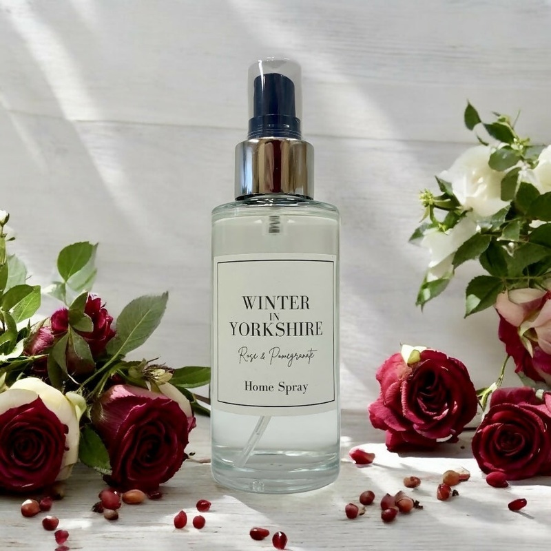Winter in Yorkshire – Rose and Pomegranate Home Spray – 100ml